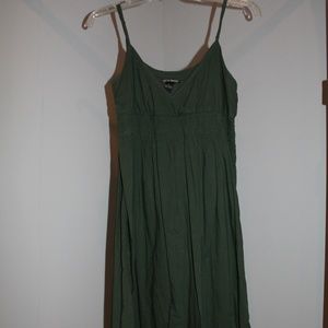 Lucky Brand Army Green Sundress